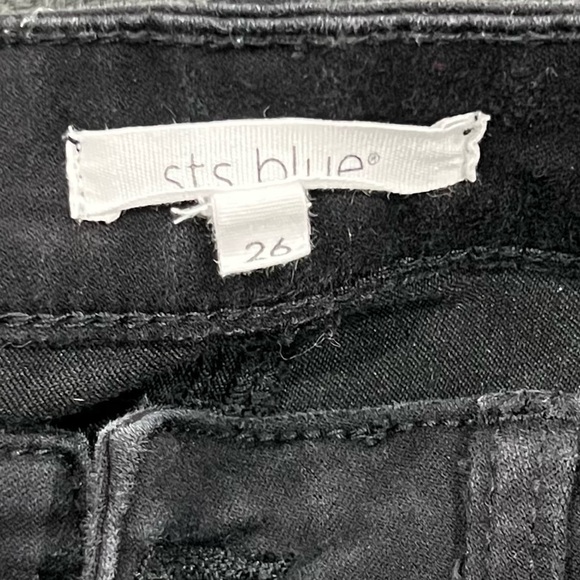 STS Blue Black Ankle Skinny Jeans Size 26 Women’s - Picture 2 of 5